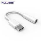 PVC Wire USB OTG Cable Adapter 3.5mm Jack Type C To Audio Adapter