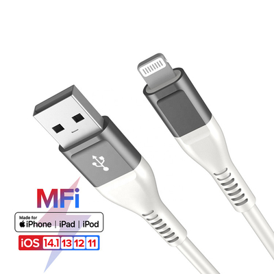 Original MFI Certified USB To Lightning Cable Colorful Nylon Braided C89 2.4A