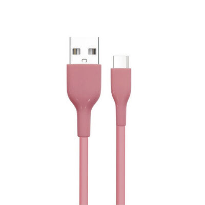3A Fast Charging USB A to Type C Cable Yellow 1m Durable Data Sync Cord