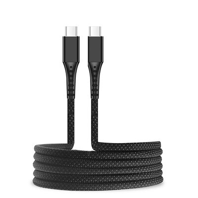 Focuses USB A To Type C Braided Fast Charging Cable Durable Nylon Cord For Iphone 15 Samsung Galaxy Android Devices