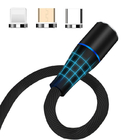3 In 1 OD 3.5mm Magnetic Micro USB Cable For Data Transmission