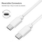 High Speed 1M 5A 100W USB 3.1 Charging Cable Type C To Type C Data Cable