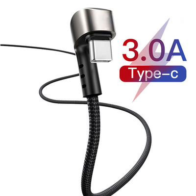 U shaped 3A USB Type C To USB 2.0 Cable