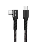 L Angled 5A USB C To USB A Charging Cable For Data Transmission