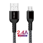 2.4A 6ft Micro USB Data Transfer Cable For Android Phone