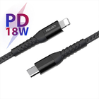 MFI 6Ft Type C To Lightning Cable Nylon Braded For Apple IPhone IPad MacBook