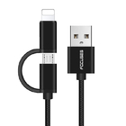 Data Transmission 6ft 10ft Multifunctional USB Cable Lightning Micro USB Cable FCC