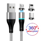 8000 Times 5A Magnetic USB Fast Charging Cable Nylon Braided Line
