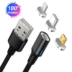Square 180 Rotation OEM Magnetic USB Charging Cable Data Sync