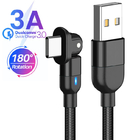 Data Transfer 2M Magnetic USB Charging Cable SGS 2 In 1 USB C Cable