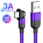 Data Transfer 2M Magnetic USB Charging Cable SGS 2 In 1 USB C Cable