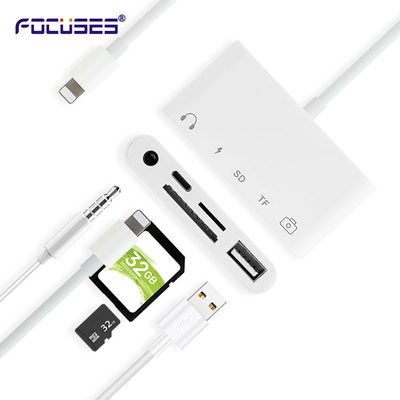 plug playing 5 In 1 USB OTG Lightning Adapter For Apple