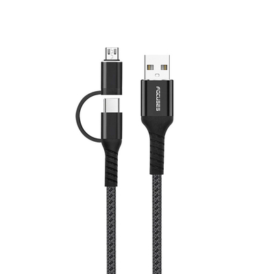 10000 Times Nylon Braided USB Cable OD 3.5mm USB Sync Cable