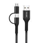 10000 Times Nylon Braided USB Cable OD 3.5mm USB Sync Cable