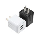 Focuses 200VAC Dual USB Wall Charger Folding USB Plug Widely Compatible