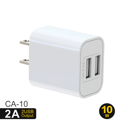DC5V 2.1A US Plug USB Charger Over Heating Protection Quick Wall Charger 