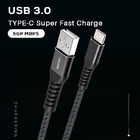 Nylon Braided 1M USB 3.0 Charging Cable 5Gbps Data Sync