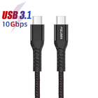Focuses PD 100W USB Type C To Type C 3.1 Gen 2 Cable For Data Transfer