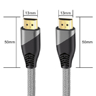 Nylon Mesh High Speed HDMI To TV Cable 18gbps 4k HDMI 2.0 Cable