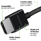 Ultra Durability PVC Injection 4K HDMI Cord Explosion Proof