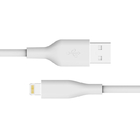 Durable PVC Fiber ROHS USB Lightning Charging Cable Explosion Proof