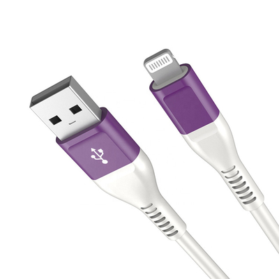 Original MFI Certified USB To Lightning Cable Colorful Nylon Braided C89 2.4A