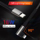 C94 MFI IPhone 12 Charger USB C To Lightning Cable Apple 3ft Powerline II