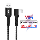 MFi Certified Custom 10FT Nylon Braided Lightning Cable For IPhone