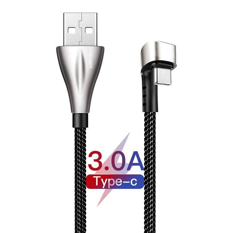 U shaped 3A USB Type C To USB 2.0 Cable