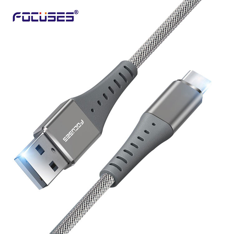 Focuses 60W Fast Charging Data Cable ROHS 3 Foot USB C Cable