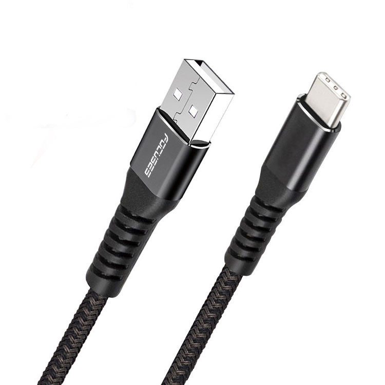 100W 6.6Ft Type C To USB 3.0 Data Cable Aluminium Alloy