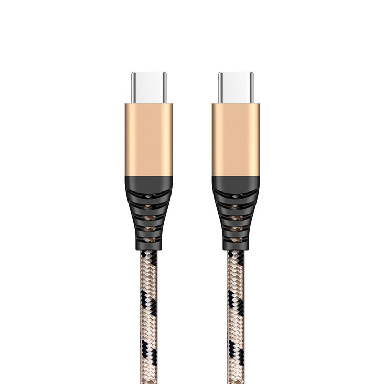 Customized ROHS Type C Data Transfer Cable Strong Nylon Braided