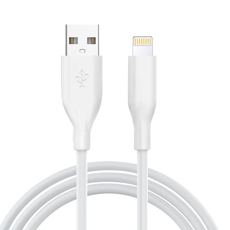 MFI C89 Braided Iphone Cable OD 3.5mm Iphone Lightning Cable 2m